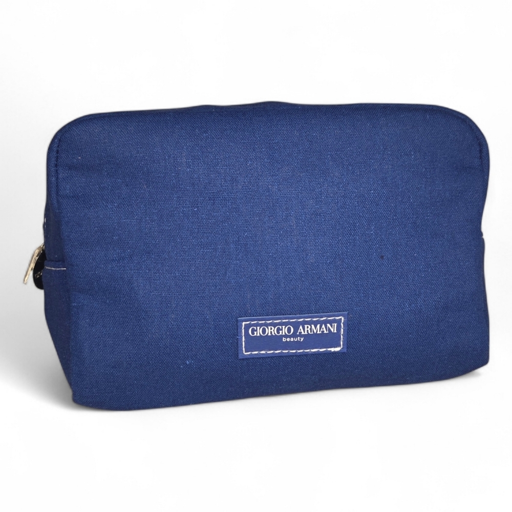 Giorgio Armani Denim Cosmetic Pouch - New